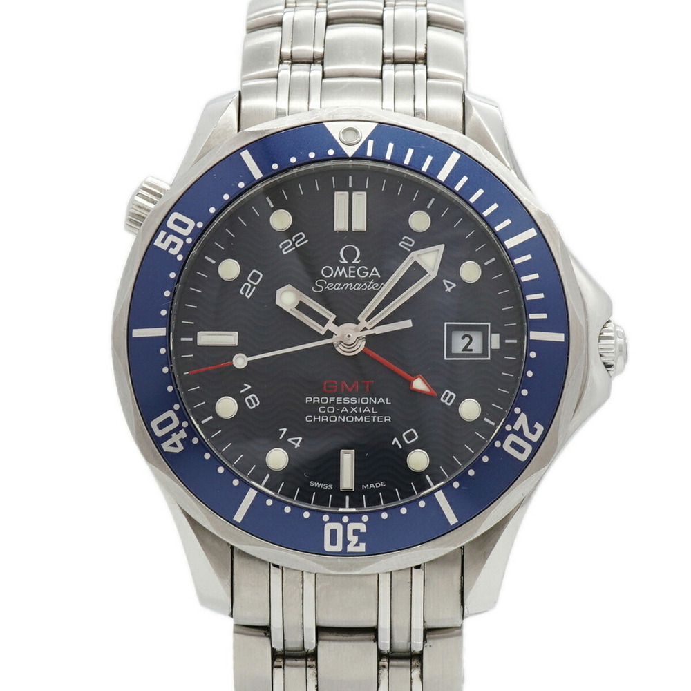 Omega Seamaster Professional 300 Co-Axial GMT 2535.80 Blue Dial Men's Watch